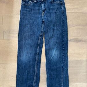 Levi's Dark Blue Straight Jeans